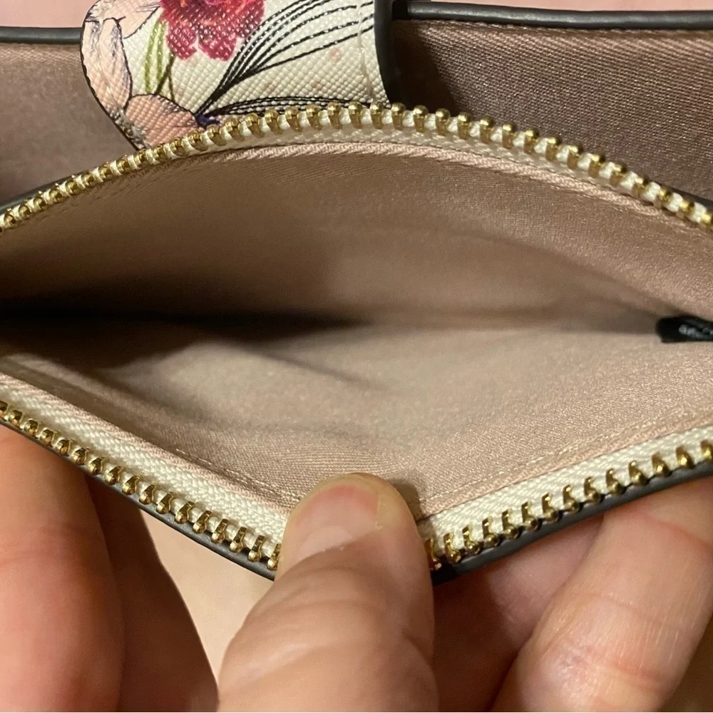 Nanette Lepore Mirabel Floral Printed Vegan Leather Spring Crossbody Bag